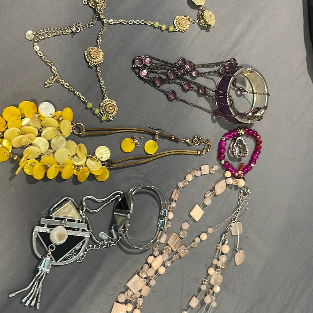 lot of jewelry: chicos, talbots, etc